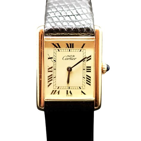 montre tank must cartier|montre cartier tank occasion.